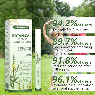 Owiwell Mullein Lung Inhaler | Quit Smoking Naturally, Fast Lung Repair